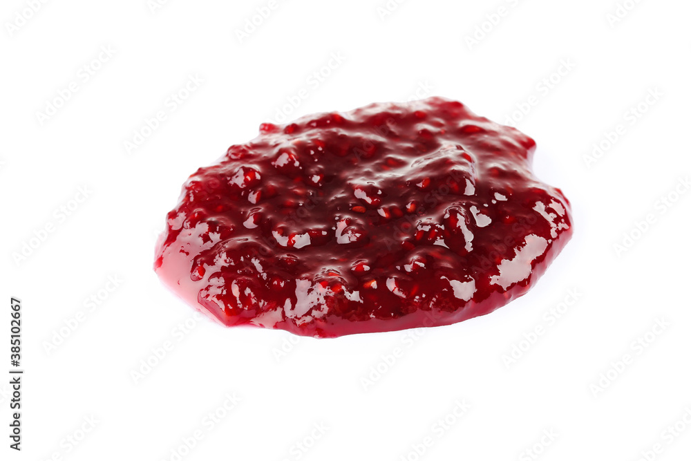 Obraz premium Sweet jam isolated on white background