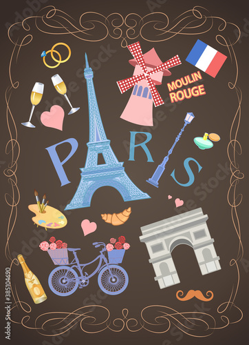 illustration  of Paris