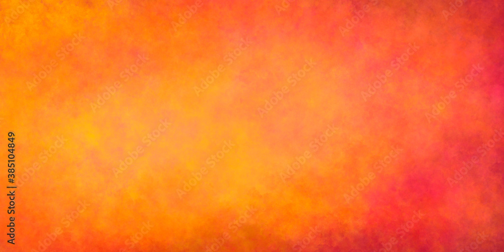 a mixture of red, orange, yellow, yard shades. Bright abstract blank monotonous background with color mixing