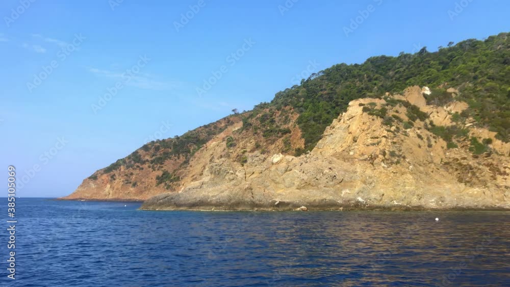 Island of Port-Cros, Mediterranean Sea, France. Island of Port-Cros, Mediterranean Sea, France.