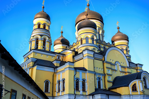 Hancu Monastery and church in Moldova