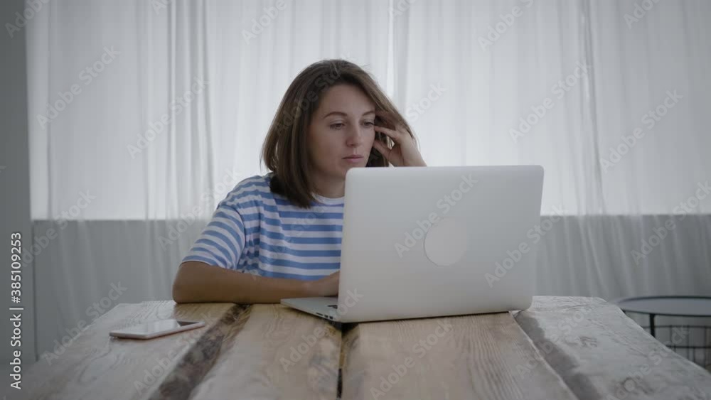 Remote work freelancer at home workplace. Remote work freelancer at home workplace.