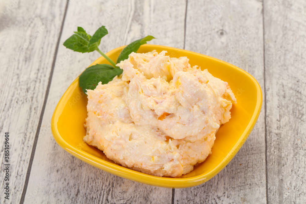Curd with dry apricot Curd with dry apricot