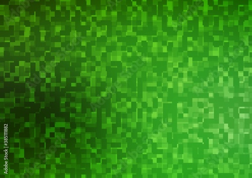 Light Green vector template with crystals, rectangles.