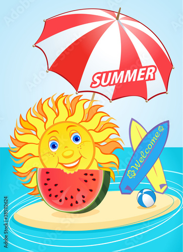 Summer sunny day