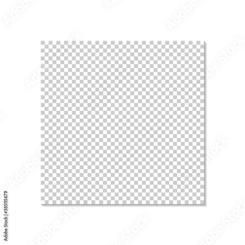 Transparent pixels vector isolated on white background