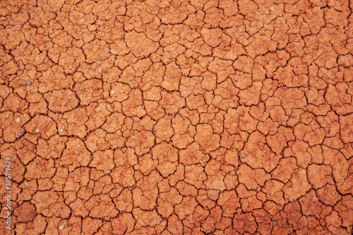 Fotografie Nature background of cracked dry lands