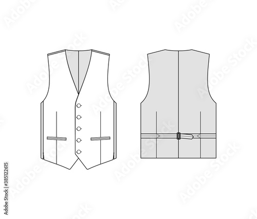 Men's Waistcoat 5-Button