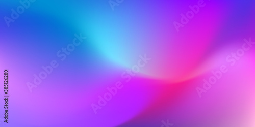 Abstract Blurred blue teal pink purple background. Soft Colorful light gradient backdrop with place for text. Vector illustration for your graphic design, banner, poster or wallpapers, website