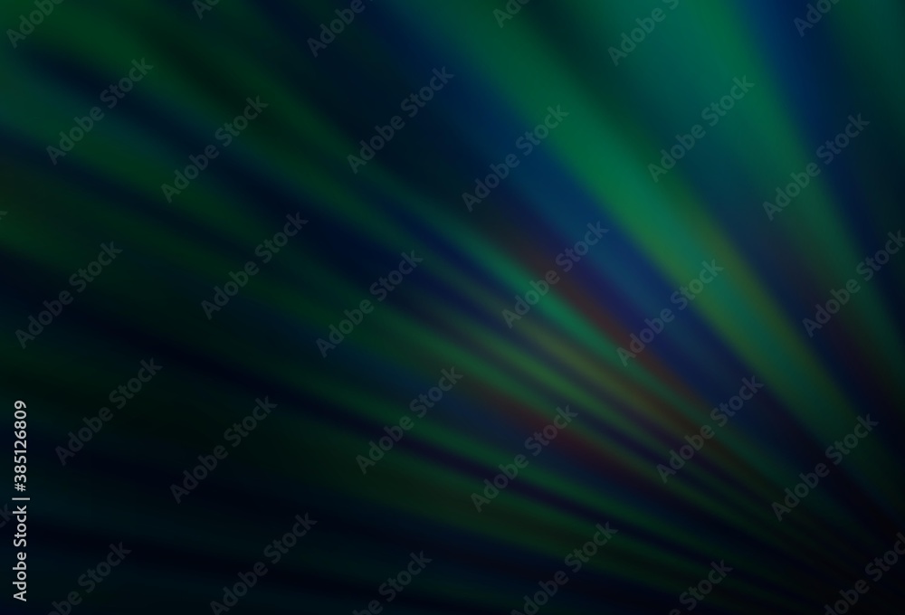 Dark BLUE vector background with straight lines.