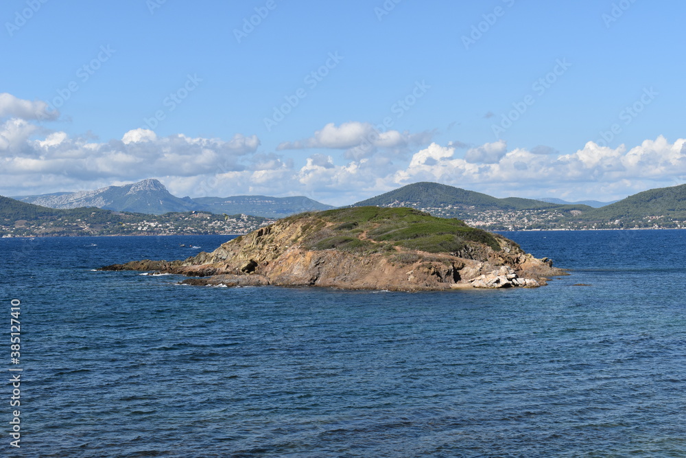 Fototapeta premium Vue de la presqu'île de Giens
