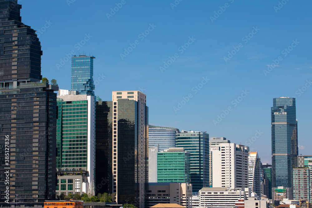 financial capital city building in bangkok
