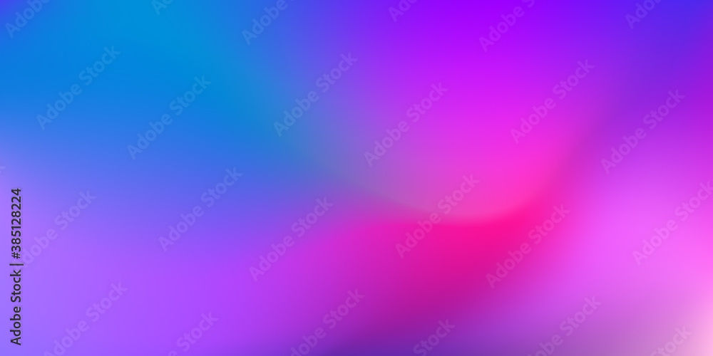 Abstract Blurred purple blue teal pink background. Soft Colorful light gradient backdrop with place for text. Vector illustration for your graphic design, banner, poster or wallpapers, website