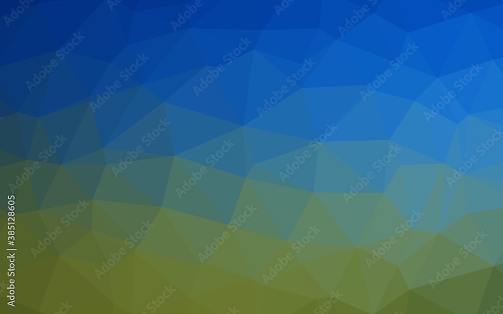Light Blue, Green vector polygonal background. Light Blue, Green vector polygonal background.