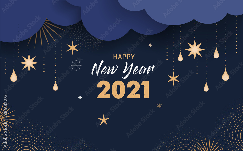 Happy new 2021 year - Elegant abstract background, banner. Vector concept design Happy new 2021 year - Elegant abstract background, banner. Vector concept design