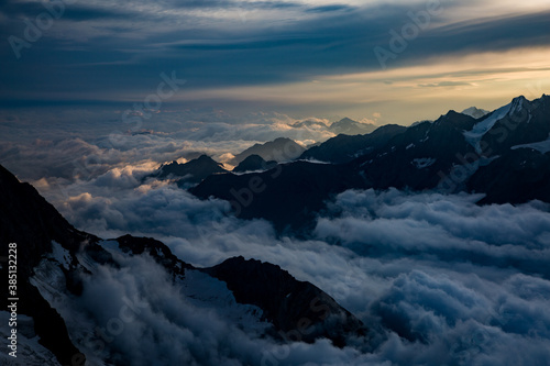 Mountains above the clouds © Graham