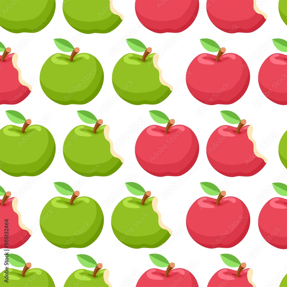 vector apple fruit seamless background vector apple fruit seamless background