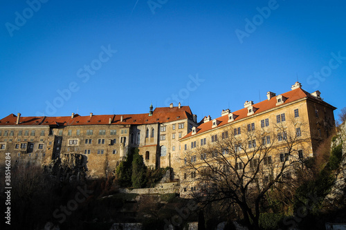 Castle of Cesky Krumlov exterior view, Czech Republic