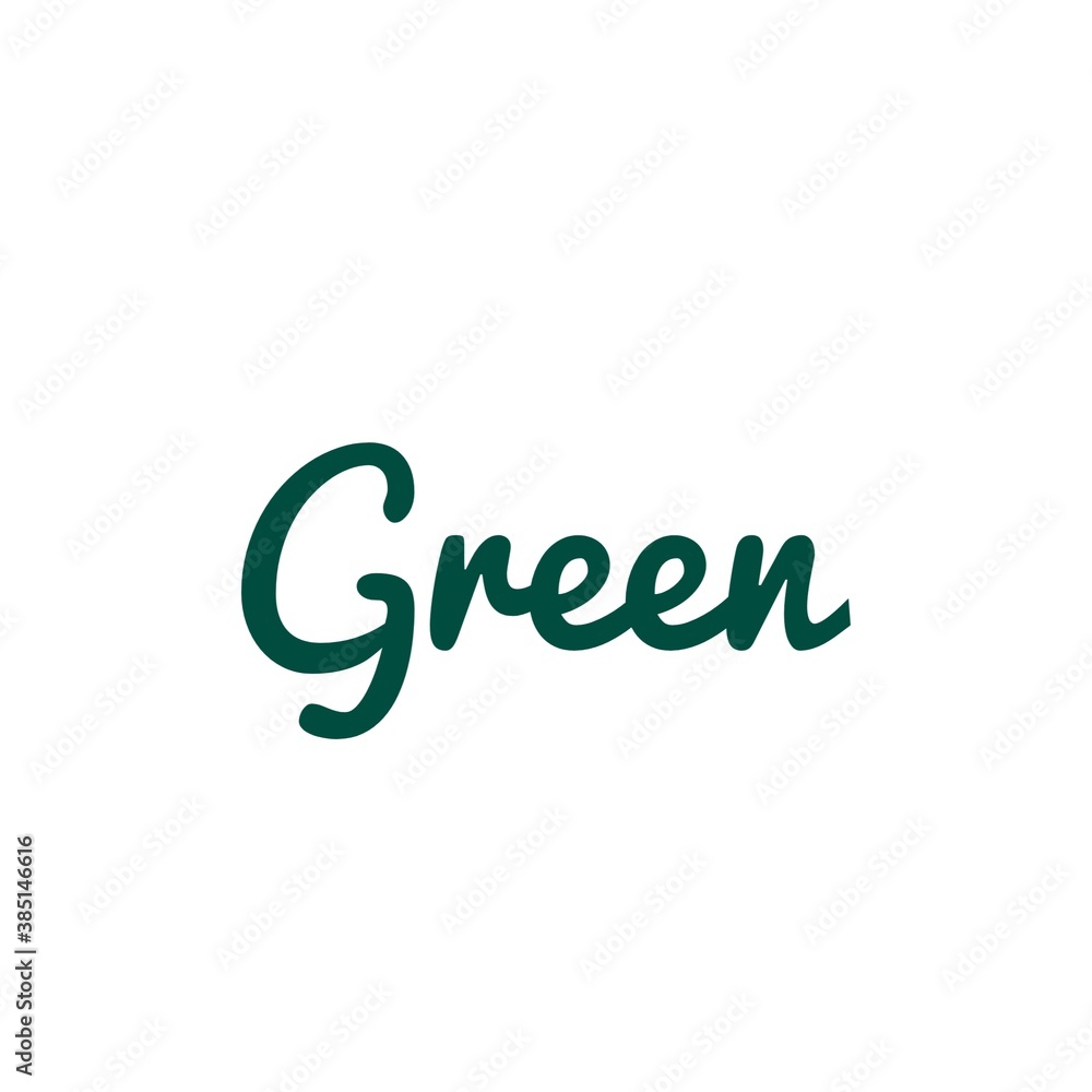 Fototapeta premium Color Word Illustration for web/app design development/to print on products/products design development