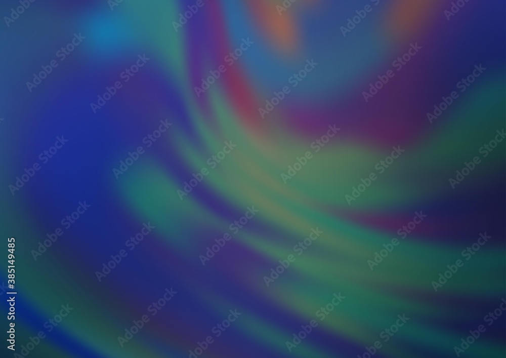 Dark BLUE vector blurred shine abstract pattern. Dark BLUE vector blurred shine abstract pattern.