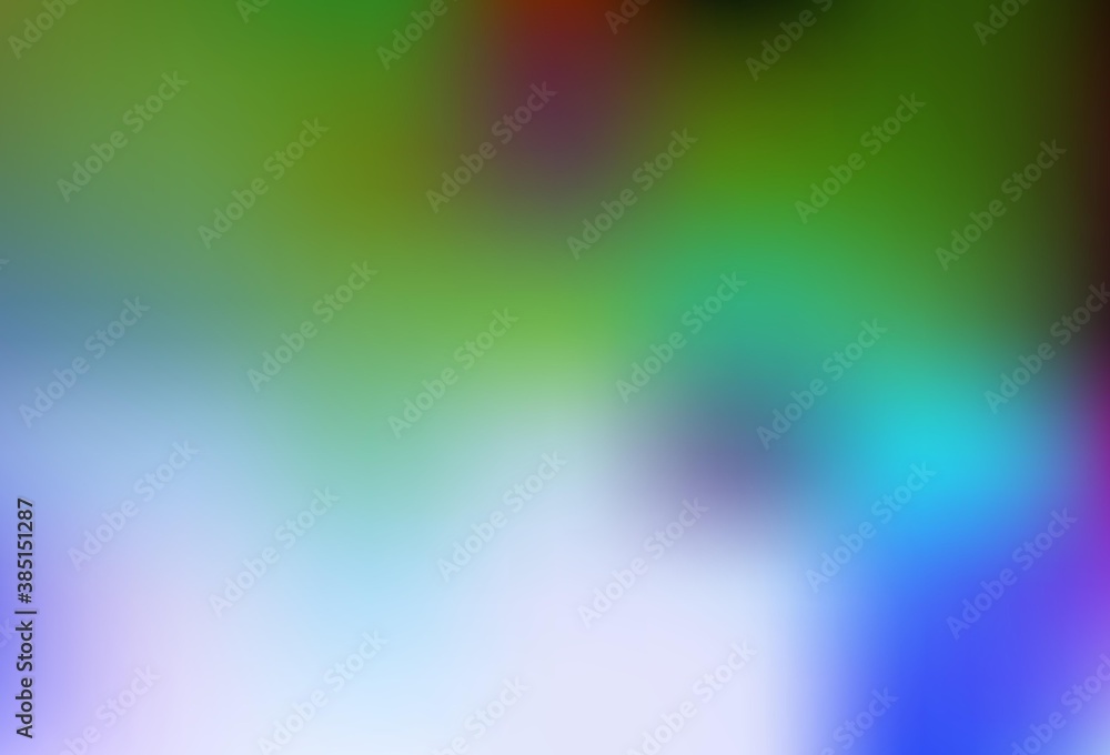 Light Pink, Green vector colorful blur background.