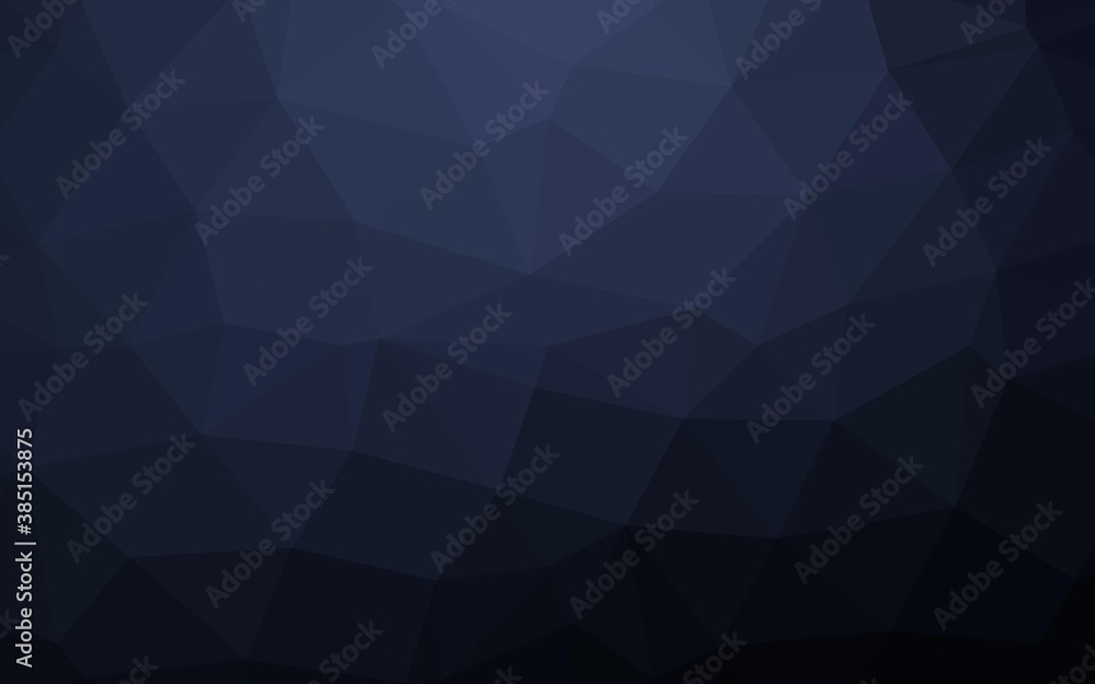 Dark BLUE vector abstract mosaic background. Dark BLUE vector abstract mosaic background.