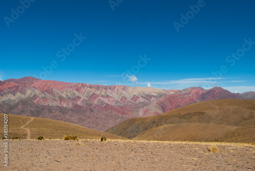 Hornocal Argentine colors mountain