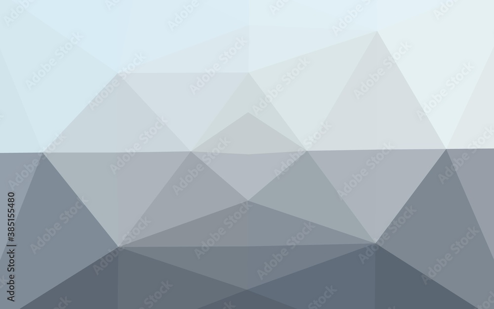 Obraz premium Light BLUE vector triangle mosaic cover.