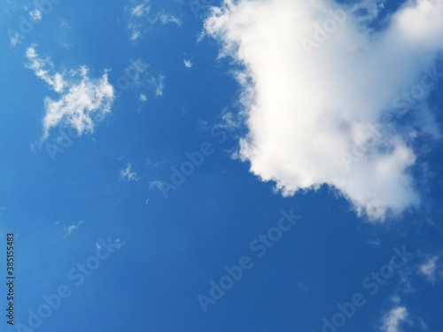 blue sky and clouds