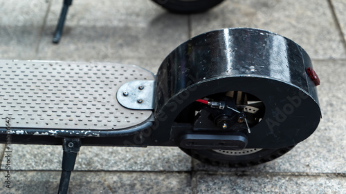 Rear wheel of the sharing scooter