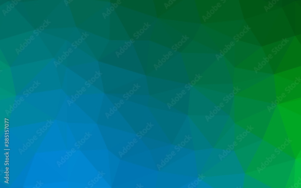 Light Blue, Green vector low poly texture. Light Blue, Green vector low poly texture.
