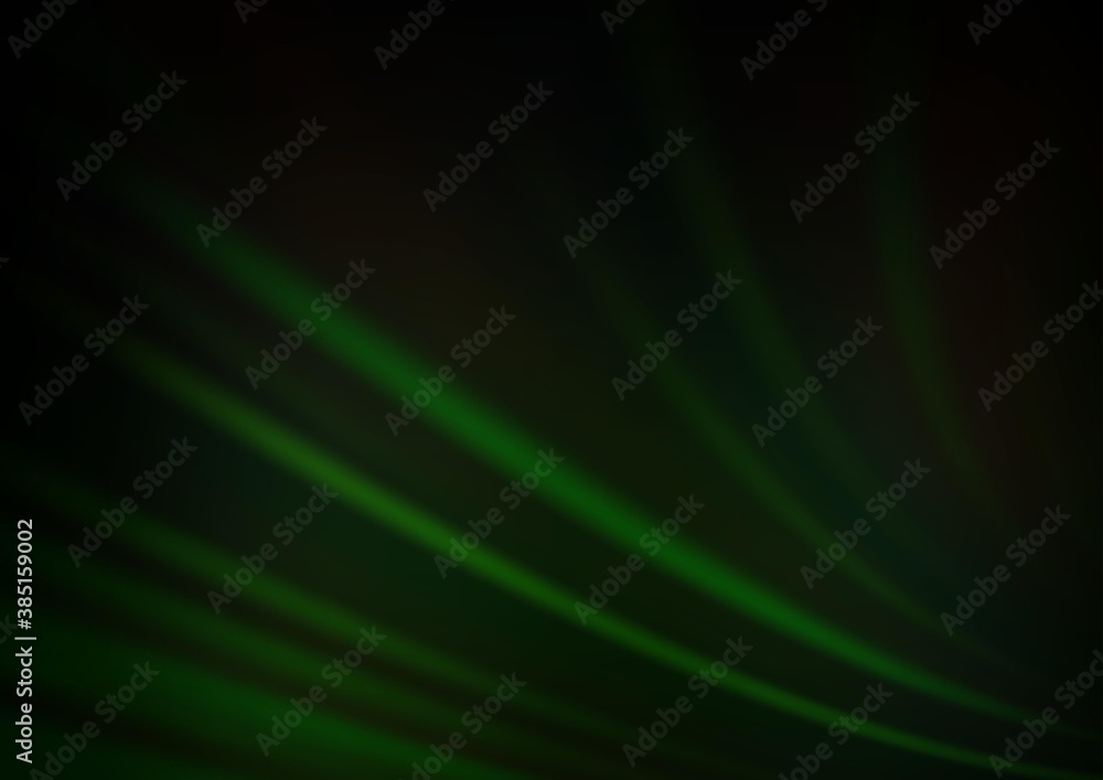 Dark Green vector blurred bright template. Dark Green vector blurred bright template.