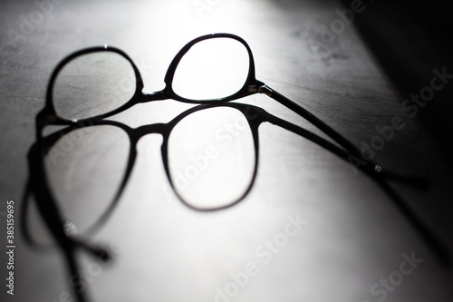 Glasses in the sunlight photo