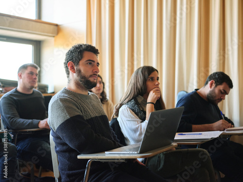 Students at class