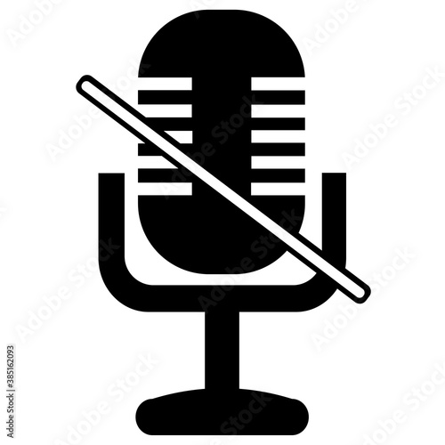 microphone open close microphone-icon icon symbol circle vector black white