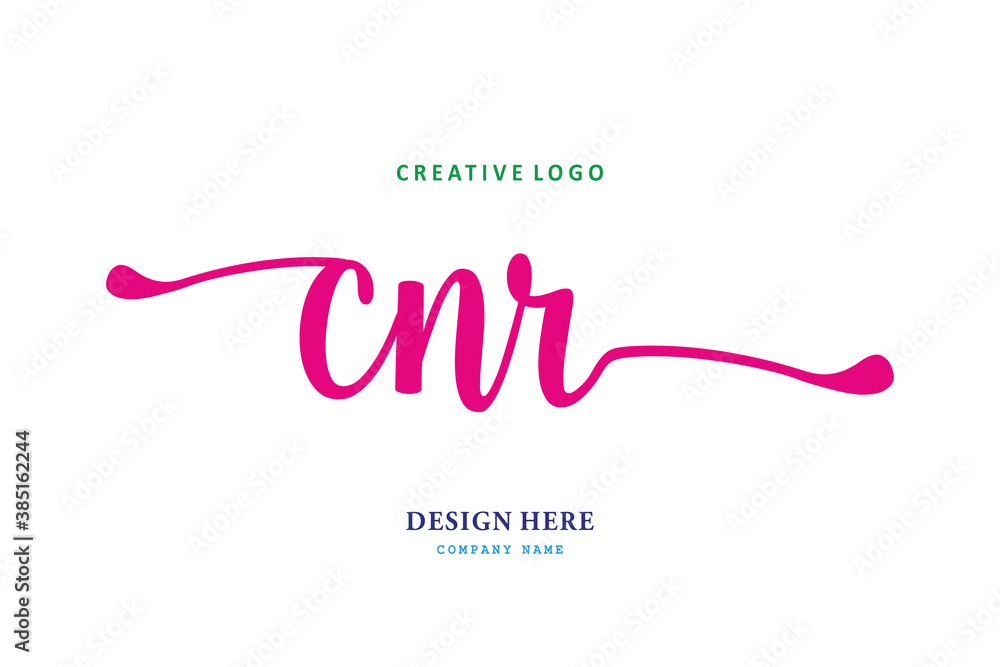 simple CNR letter arrangement logo is easy to understand, simple and authoritative simple CNR letter arrangement logo is easy to understand, simple and authoritative