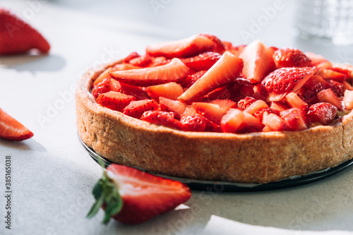 Strawberry pie photo