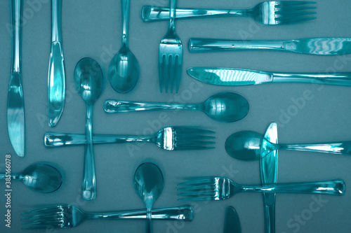 Turquoise Cutlery photo