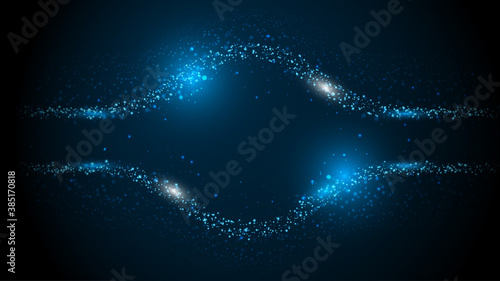 abstract dot particle pattern sci fi futuristic concept design background eps 10 vector