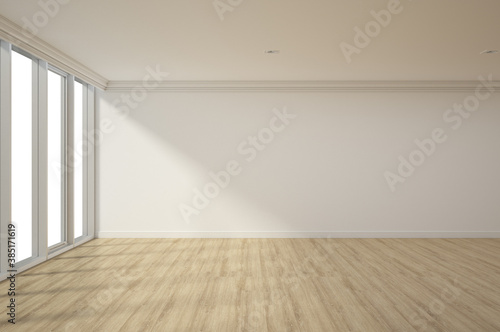 3d rendering interior decoration empty room