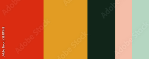 Vintage pallette colors