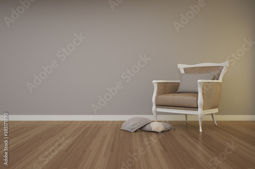 3d rendering interior scene