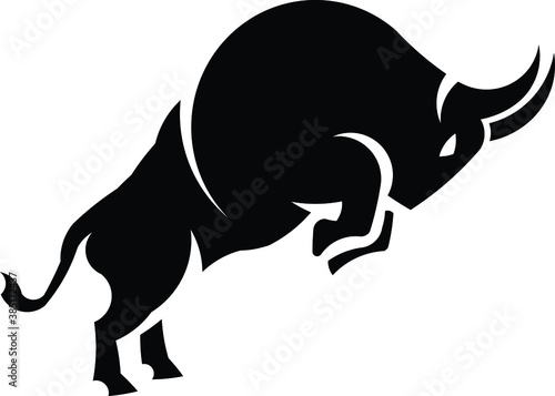 Bull Vector illustration Design this design we can use to Logo design and etc
