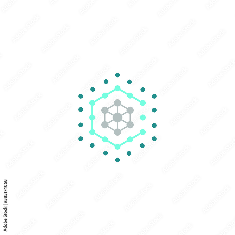 The letter C in technology style, consisting of combination high tech style symbol of it formed a letter The letter C in technology style, consisting of combination high tech style symbol of it formed a letter