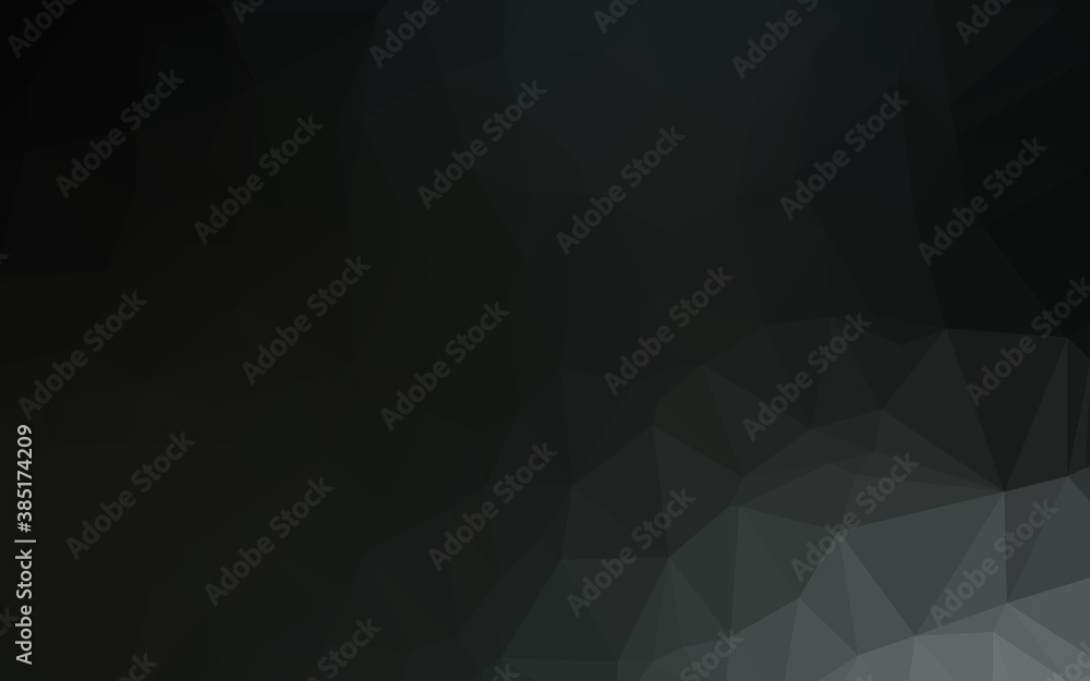 Dark Black vector blurry triangle texture. Dark Black vector blurry triangle texture.