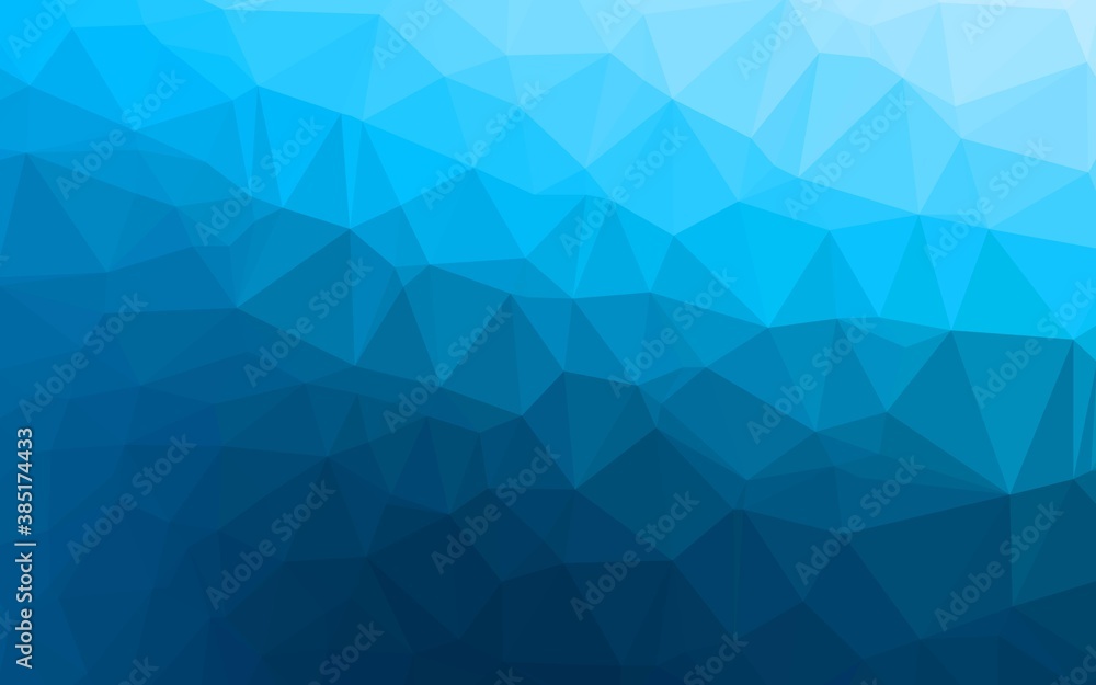 Light BLUE vector polygon abstract backdrop. Light BLUE vector polygon abstract backdrop.