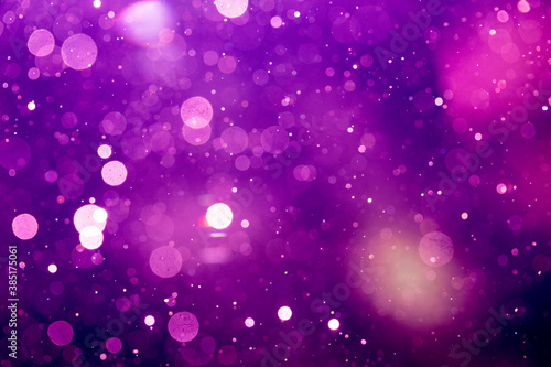 Fantasy Abstract blur  bokeh of lights colorful sparkle