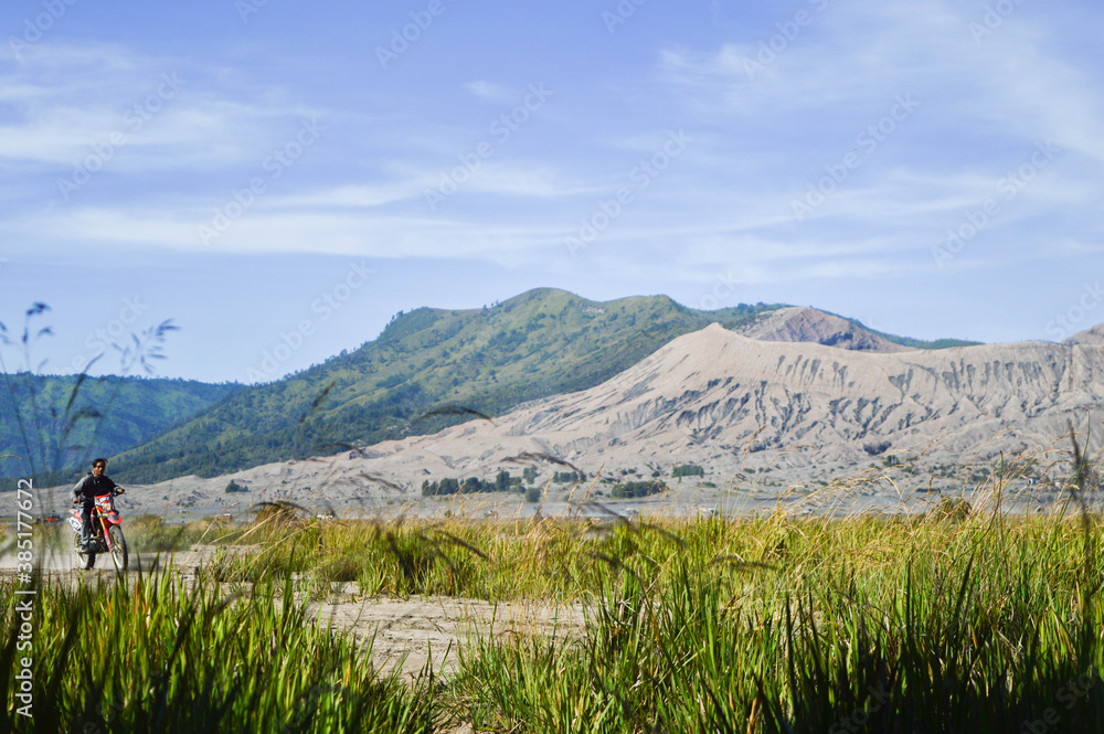 Very beautiful view of Mount Bromo