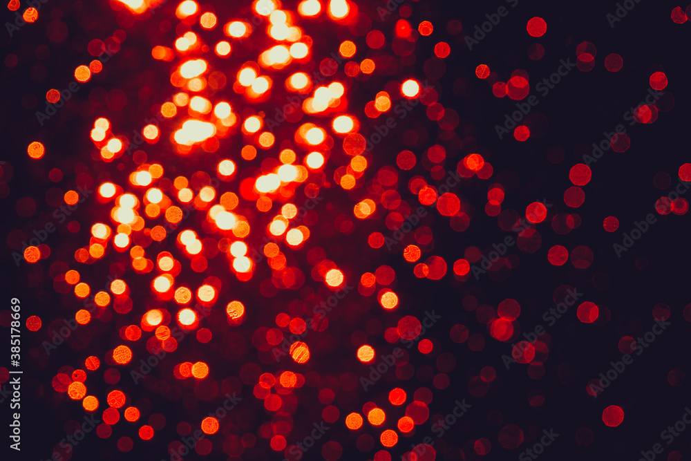 Bokeh red of lights Bokeh red of lights