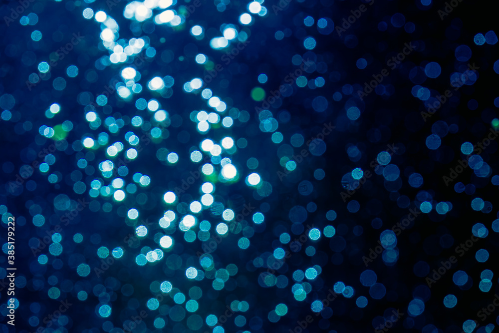 Blue bokeh of lights Blue bokeh of lights